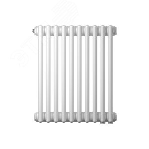Радиатор трубчатый настенный трехрядный 500/100/10 боковое подключение с комплектом кронштейнов белый