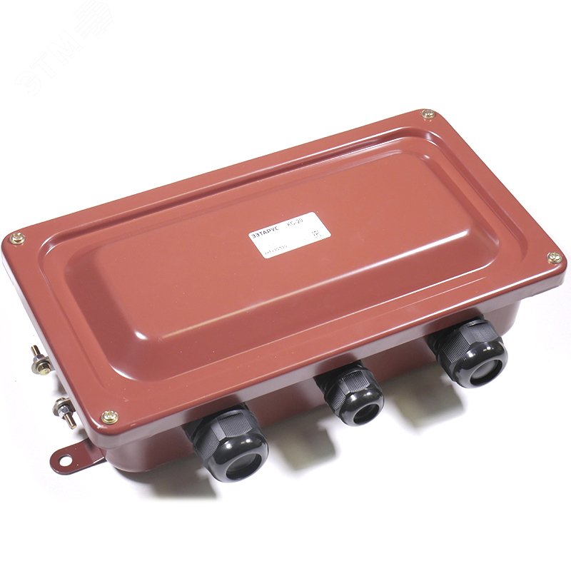 Коробка клеммная КС-20 с пластмассовыми сальниками (7шт. сальников MG) ЗЭТА