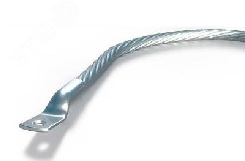 Проводник заземляющий П-250 S=6 мм (с двумя након.) ЗЭТА