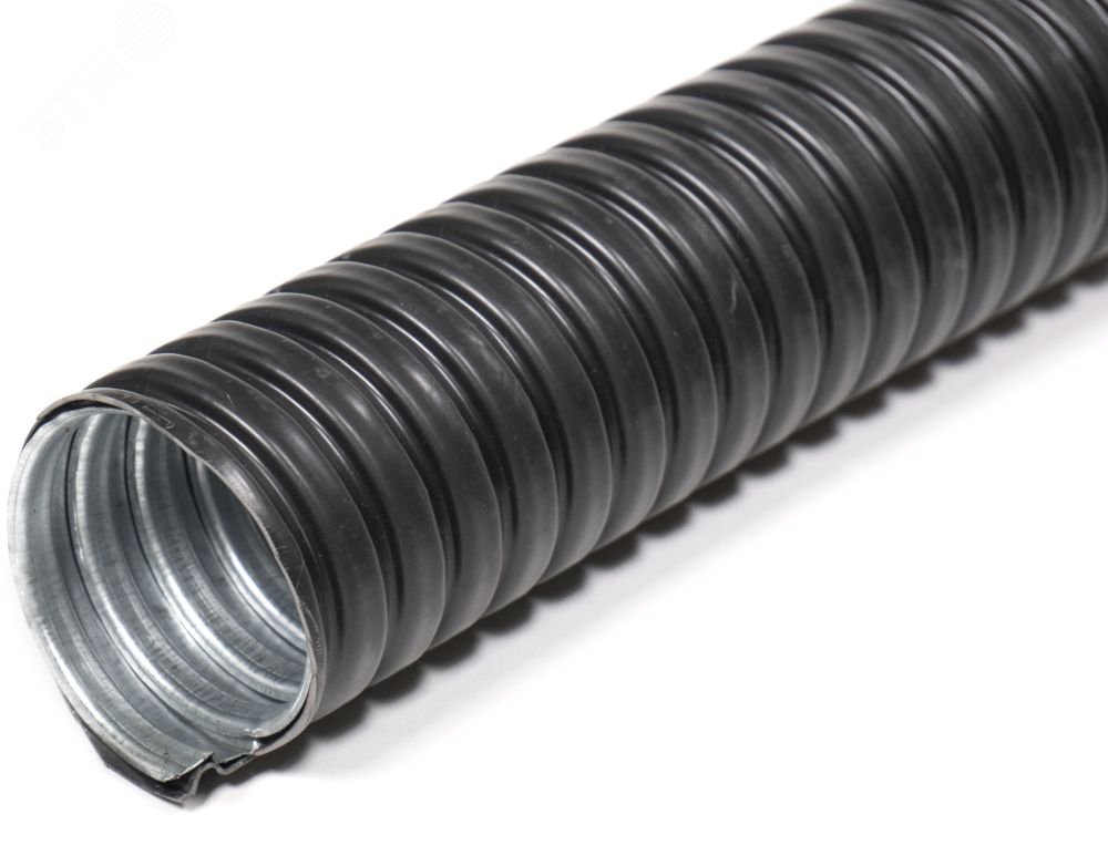 Металлорукав в ПВХ изоляции МРПИ НГ 15 (50 м/уп.) черный
