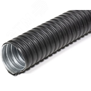 Металлорукав в ПВХ изоляции МРПИ НГ 12 (50 м/уп.)  черный