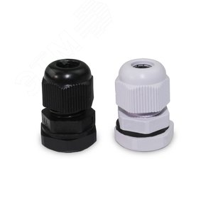 Ввод кабельный М 16 пластик IP68 серый