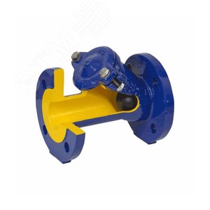 Клапан обратный чугунный шаровой 400D 50 Ру16 Тмакс 70С фланцевый шар сталь