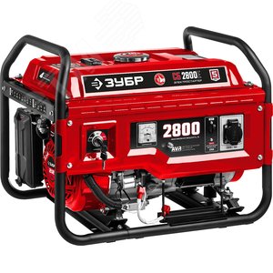 ЗУБР 2800 Вт, бензиновый генератор с электростартером (СБ-2800Е)