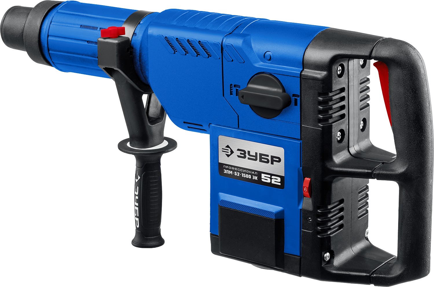 ЗУБР 52 мм, 1500 Вт, перфоратор SDS-Max, Профессионал (ЗПМ-52-1500 ЭК)