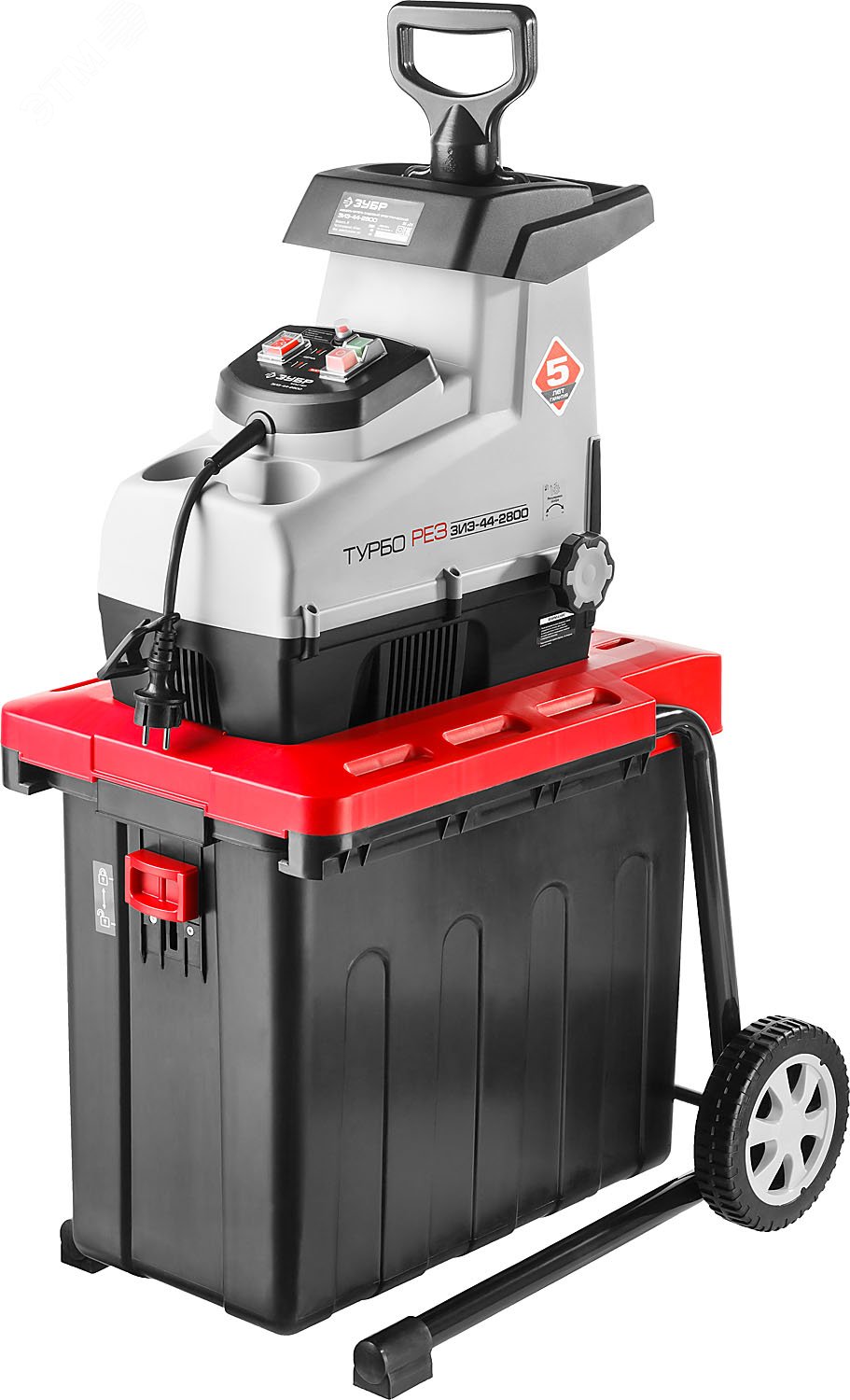 ЗУБР 2800 Вт, измельчитель садовый электрический (ЗИЭ-44-2800)