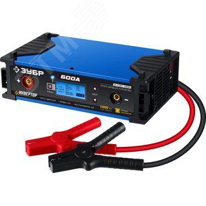 ЗУБР И-ПЗУ-1000, 12/24 В, 600 А, 5-80 А, инверторное пуско-зарядное устройство (59325)