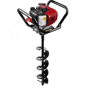 ЗУБР d 60 - 200 мм, 52 см3, 1 оператор, шнек в комплекте, мотобур (бензобур) (МБ1-200 Н)