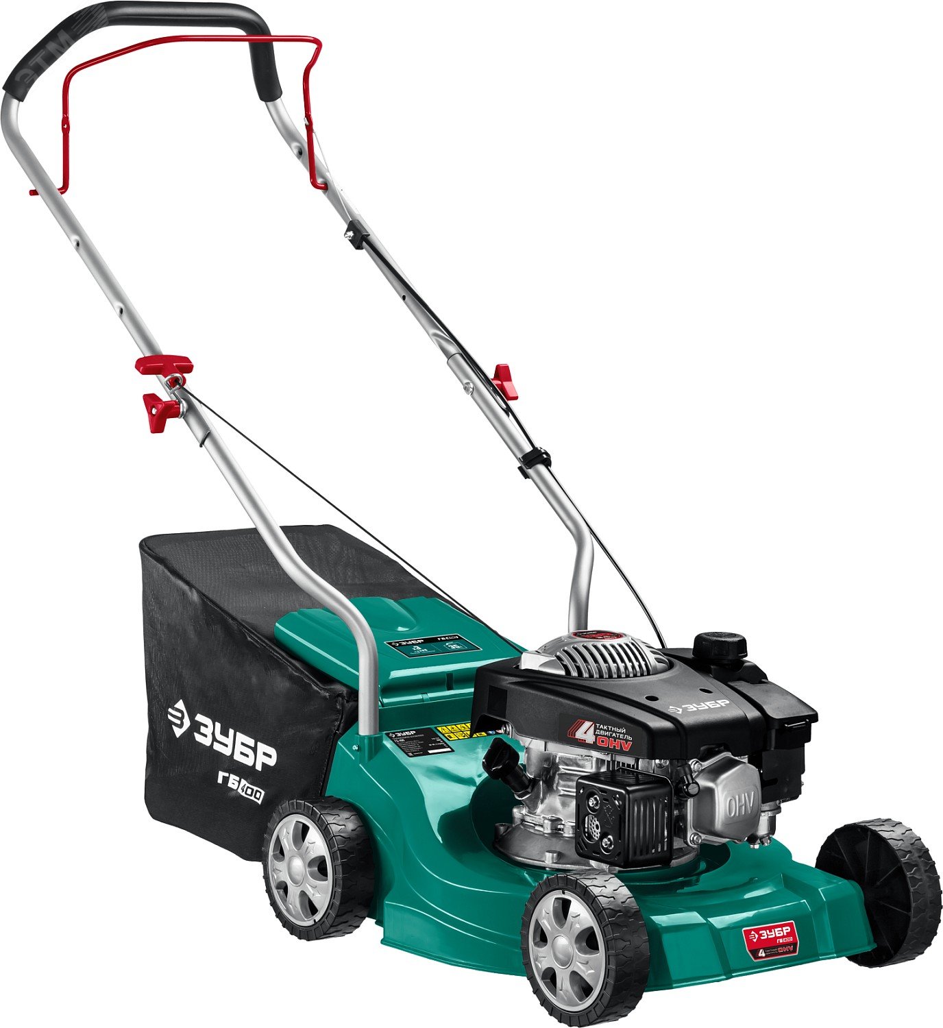 ЗУБР 400 мм, 3.5 л.с., бензиновая газонокосилка (ГБ-400)