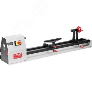 ЗУБР d 350 мм, 1000 мм, 350 Вт, токарный станок по дереву (ЗСТД-350-1000)