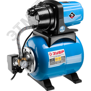 ЗУБР 1200 Вт, бак 20 л, автоматическая насосная станция, чугунный корпус (НАС-М3-1200-Ч)