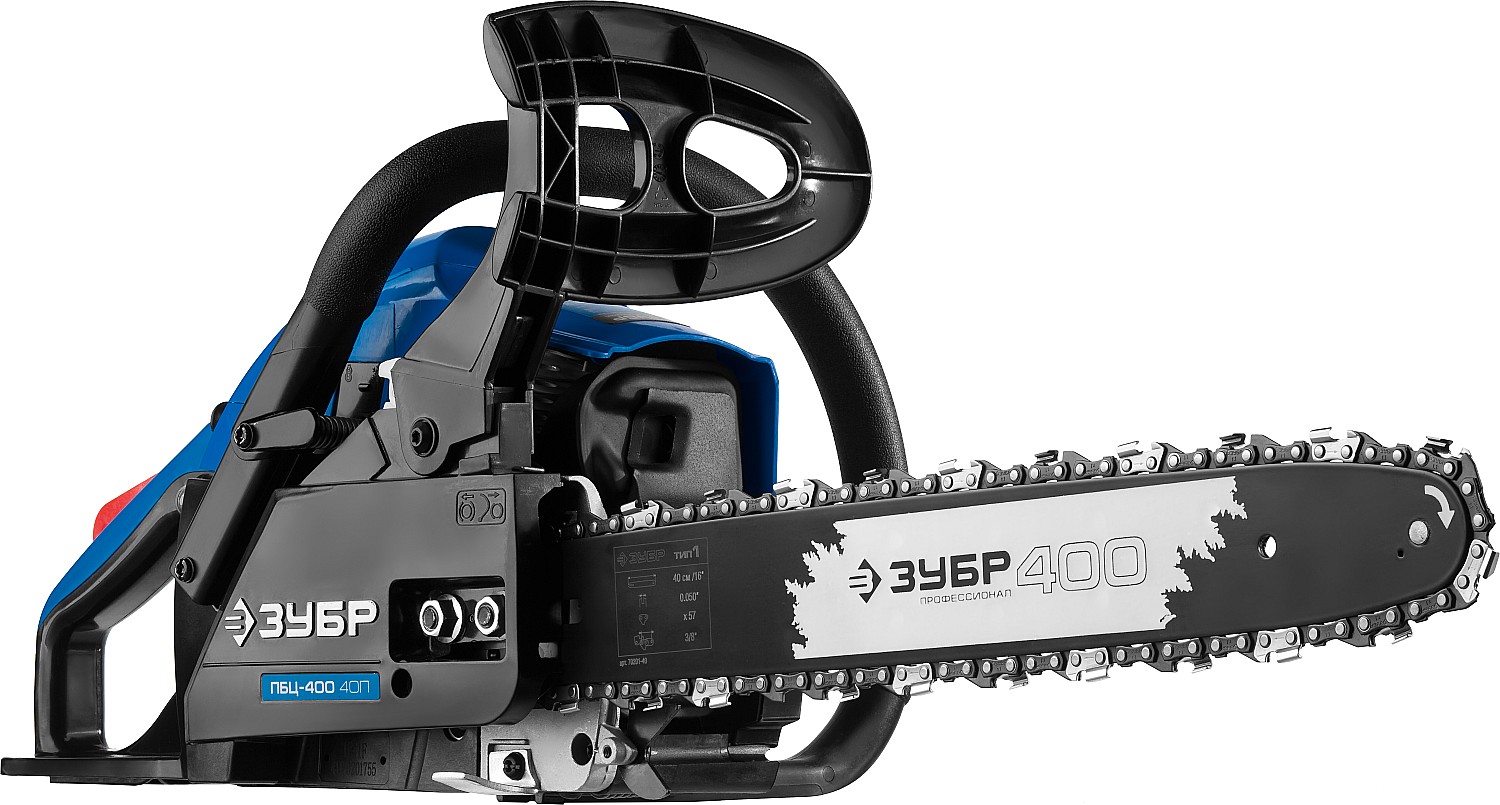 ЗУБР 40 см3, 40 см, бензопила, Профессионал (ПБЦ-400 40П)