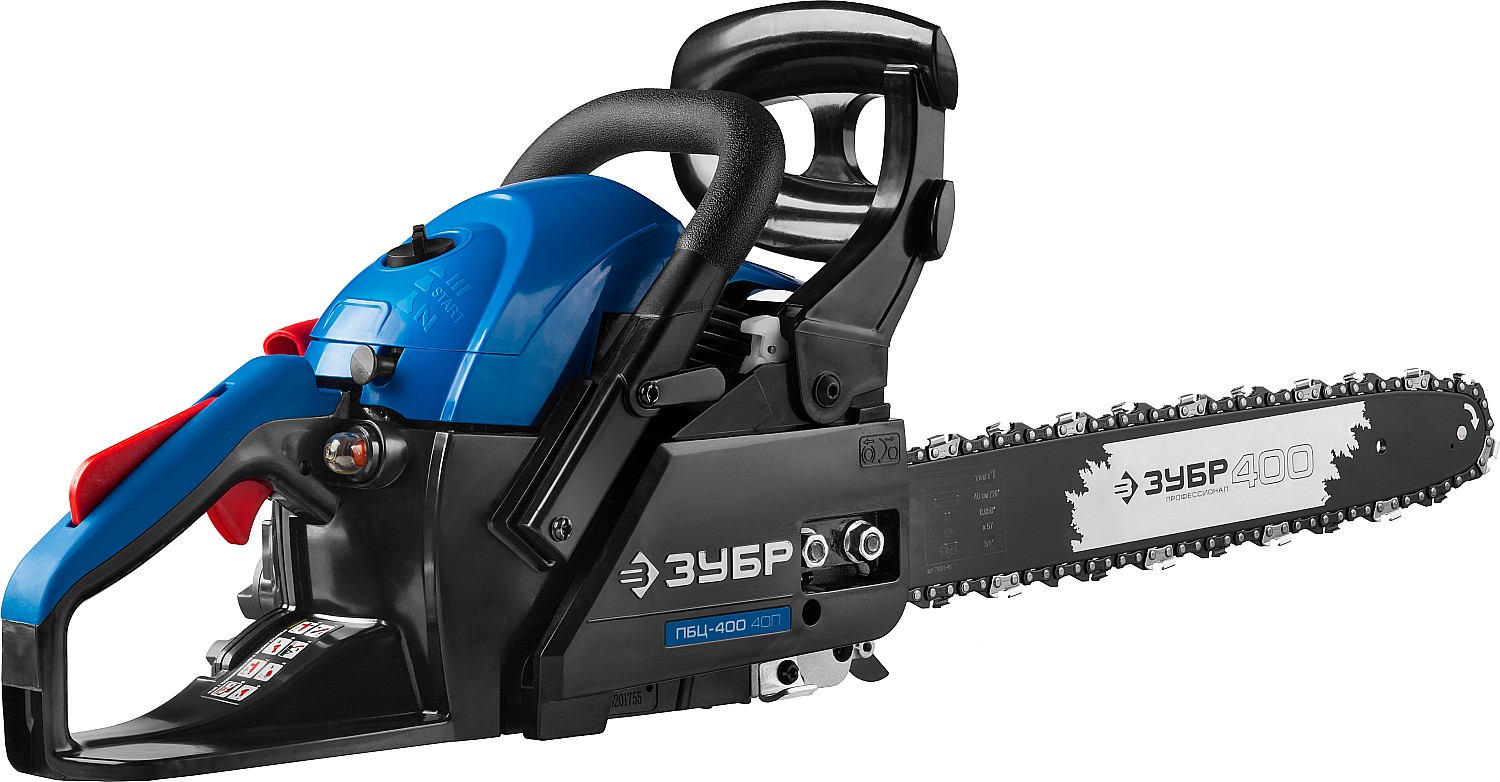 ЗУБР 40 см3, 40 см, бензопила, Профессионал (ПБЦ-400 40П)
