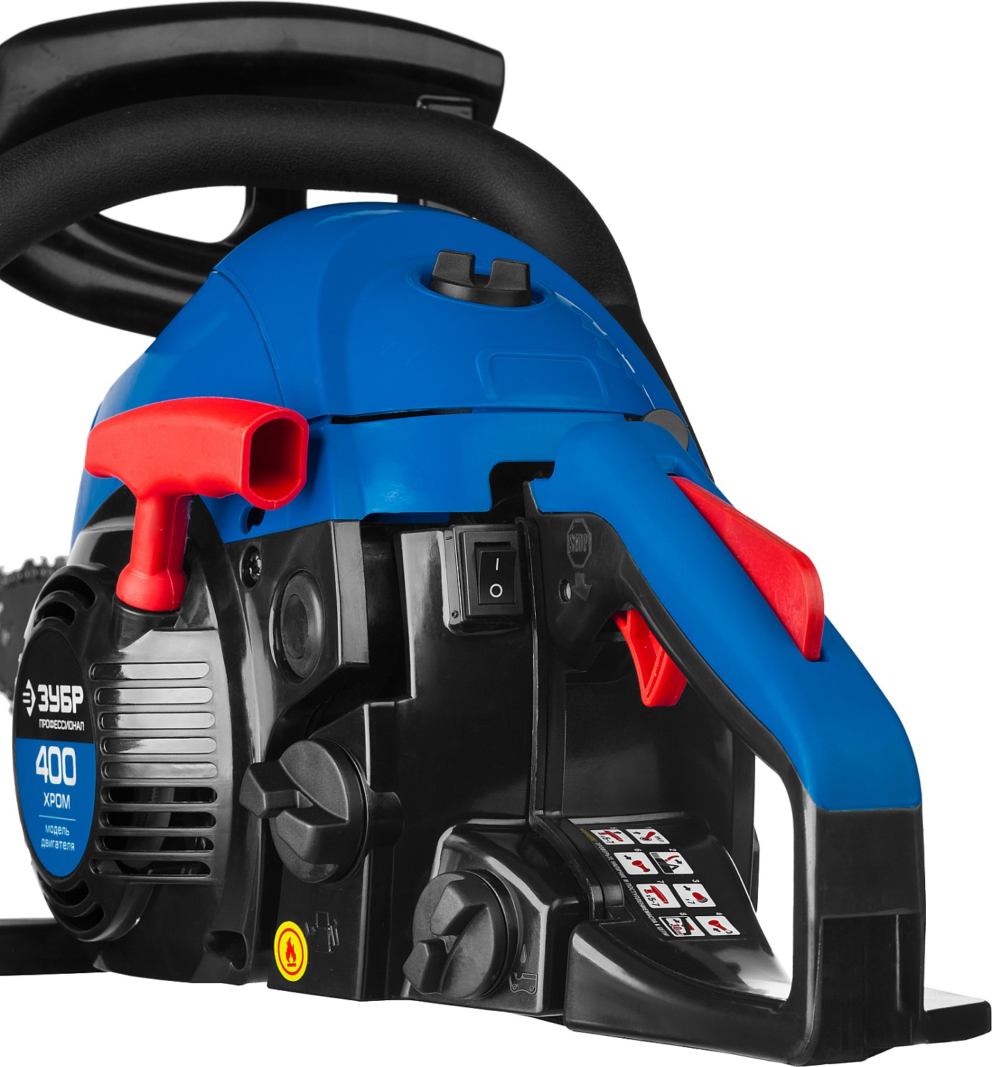 ЗУБР 40 см3, 40 см, бензопила, Профессионал (ПБЦ-400 40П)