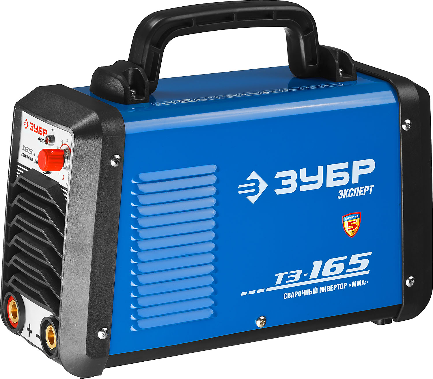 ЗУБР ММА, 165 А, MMA/TIG LIFT, сварочный аппарат инверторный, макс. электрод Ø 4.0 мм, Профессионал (ЗАС-Т3-165)