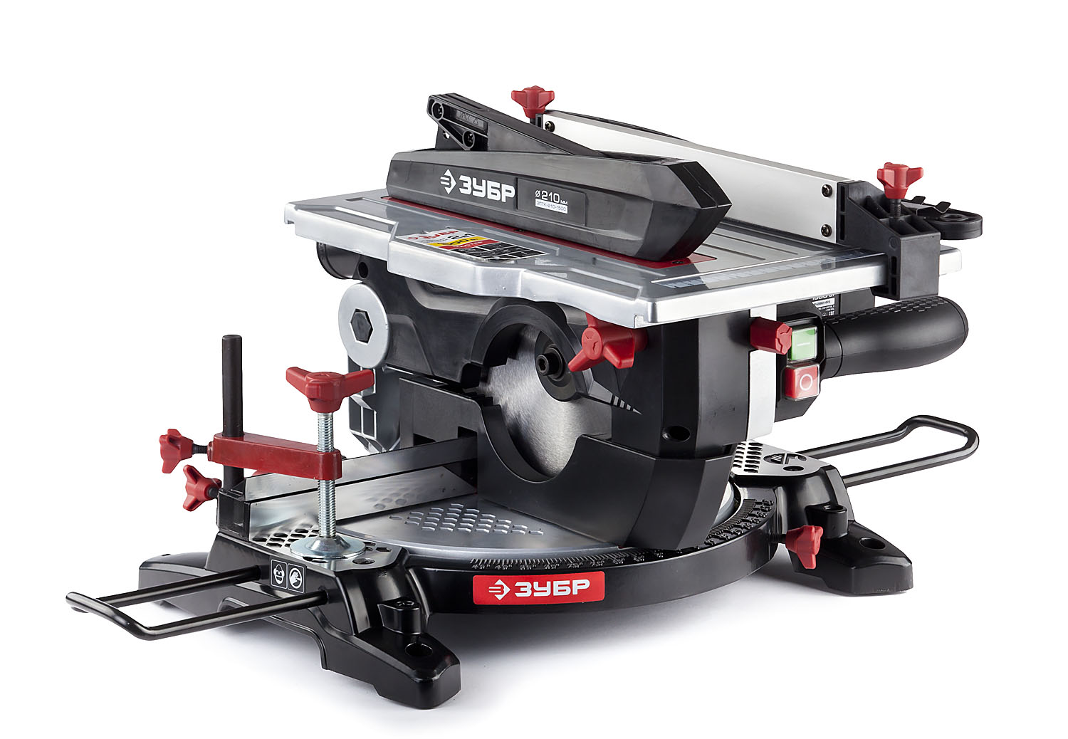ЗУБР Ø 210, 1500 Вт, пила торцовочная комбинированная (ЗПТК-210-1500)