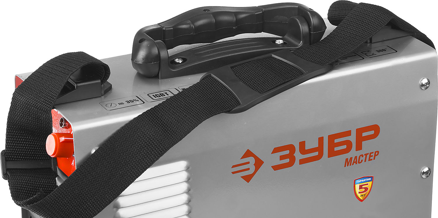 ЗУБР ММА, 190 А, MMA, сварочный аппарат инверторный, макс. электрод Ø 4.0 мм (ЗАС-М3-190)