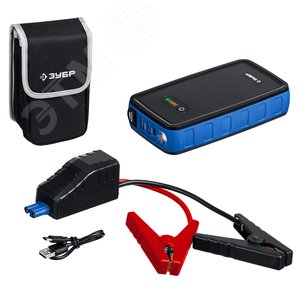 ЗУБР АПУ-800, 12 В, макс. 800 А, аккумуляторное пусковое устройство, Профессионал (59319)