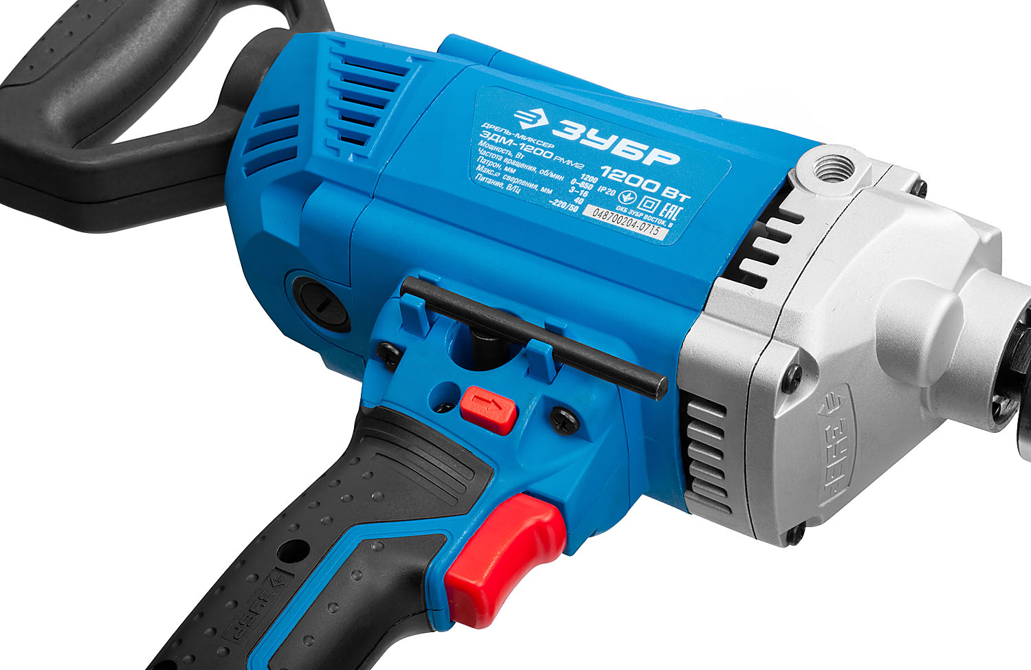 ЗУБР 1200 Вт, 16 мм, дрель-миксер, Профессионал (ЗДМ-1200 РММ2)