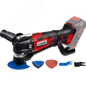 ЗУБР C1-18, 18 В, OQIS, без АКБ, реноватор, набор насадок (МФИ-18 Н)