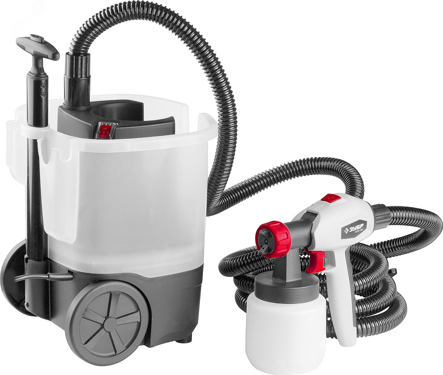 ЗУБР 750 Вт, краскопульт электрический, воздушный (КПЭ-750)