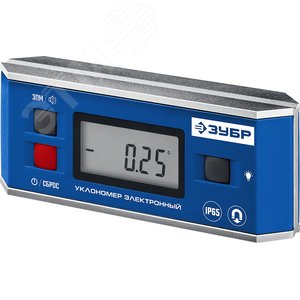 ЗУБР МИНИ, 0 - 90°, ±0.05°, электронный уровень-уклономер, Профессионал (34745)