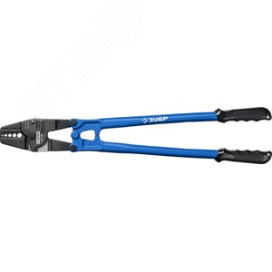 ЗУБР КОТ-60, 600 мм, обжимные клещи для тросовых зажимов, Профессионал (23348-60)