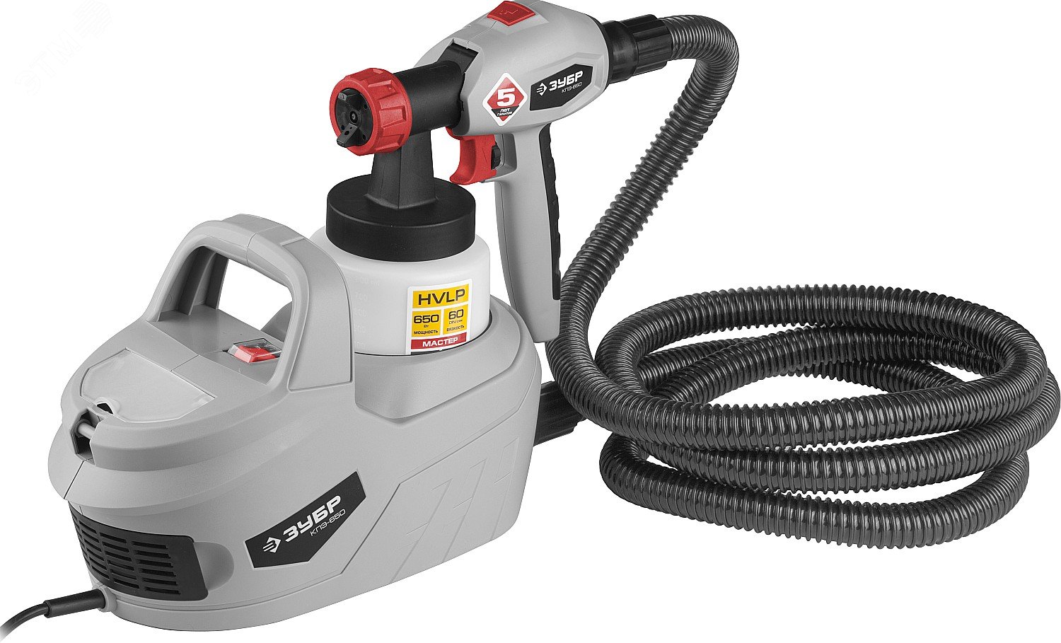 ЗУБР 650 Вт, краскопульт электрический, воздушный (КПЭ-650)