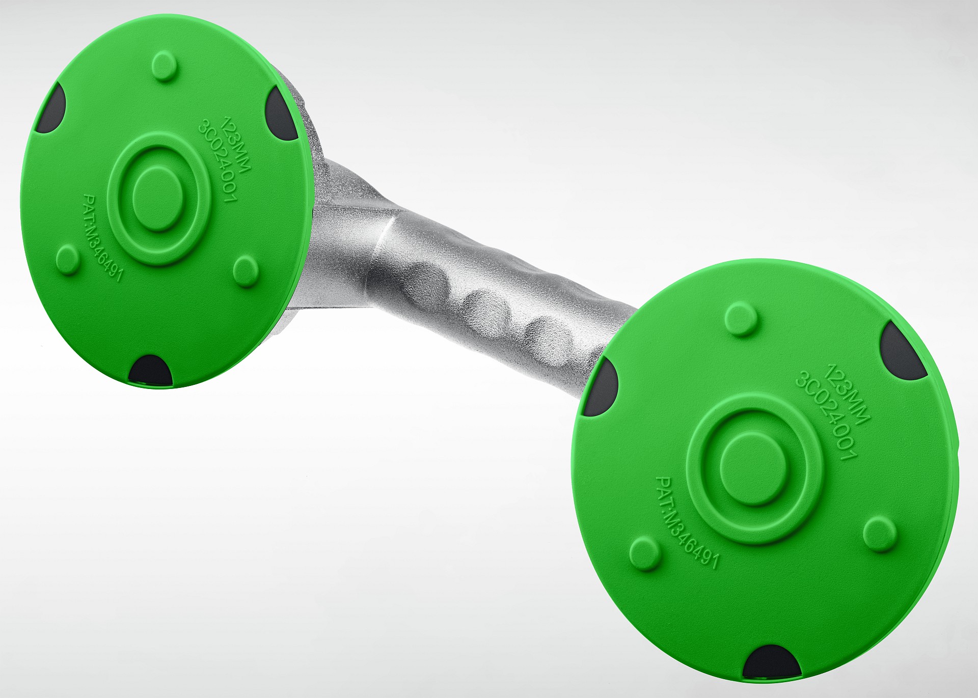 ЗУБР 80 кг, двойной алюминиевый подъемник на присоске, Профессионал (33723-2)