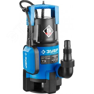 ЗУБР 400 Вт, дренажный насос для грязной воды, Профессионал (НПГ-Т3-400)