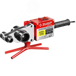 ЗУБР 2000 / 1000 Вт, паяльник для полипропиленовых труб, 6 насадок в комплекте (АСТ-2000)