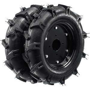 ЗУБР КП-2, 4.00-10, 2 шт., пневматические колеса для мотоблоков (707106-2)