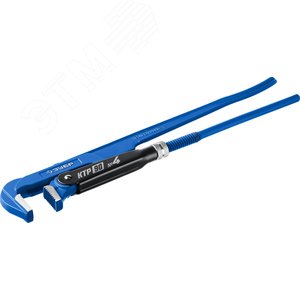 ЗУБР КТР-90, №4, 3″, 670 мм, трубный ключ с прямыми губками, Профессионал (27335-4)