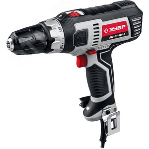 ЗУБР 400 Вт, 40 Н·м, сетевая дрель-шуруповерт (ДШ-М1-400-2)