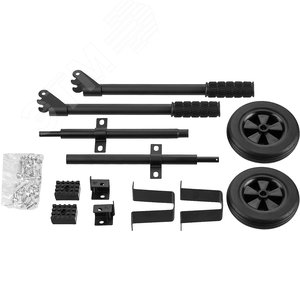 ЗУБР № 2 для генераторов мощностью свыше 4000 Вт, набор колес + рукоятка (НКР-2)