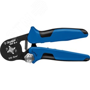 ЗУБР ПКР-16-4, 0.25 - 16 мм2, с квадратным профилем, мультидиапазонные пресс-клещи, Профессионал (22693)