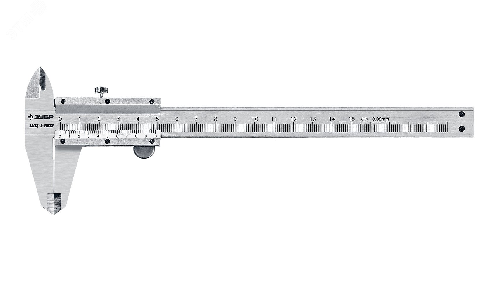 ЗУБР ШЦ-1-250, 250 мм, стальной штангенциркуль, Профессионал (34514-250)