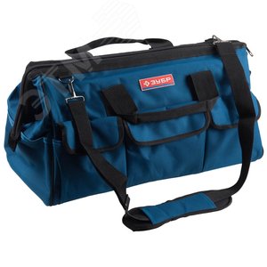 ЗУБР 52 см, сумка для инструментов с 17 карманами (38645-21)