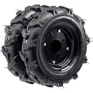 ЗУБР КП-1, 4.00-8, 2 шт., пневматические колеса для мотоблоков (707106-1)