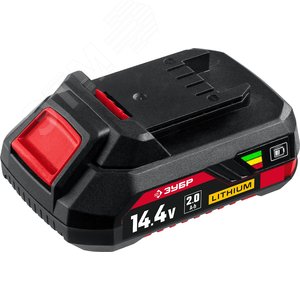 ЗУБР С1, 14.4 В, 2.0 А·ч, аккумуляторная батарея (АКБ-С1-14-2)