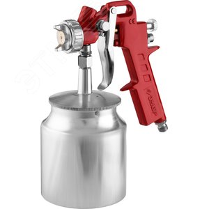 ЗУБР MS 200N, 1.3 мм, пневматический краскопульт с нижним бачком (06456-1.3)