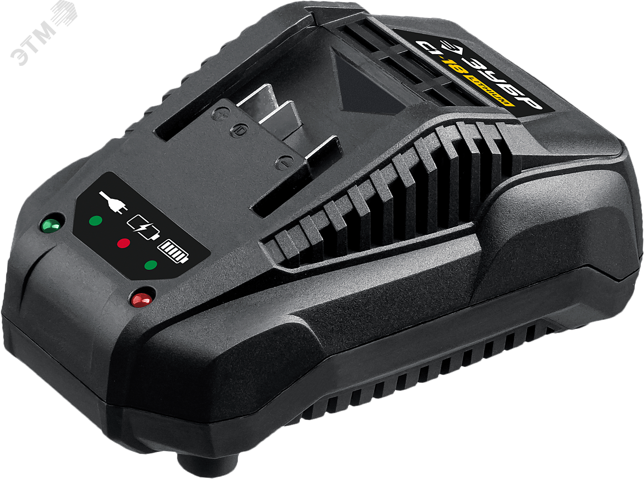 ЗУБР С1-18, 18 В, 2.4 А, зарядное устройство для Li-Ion АКБ (БЗУ-С1-18)