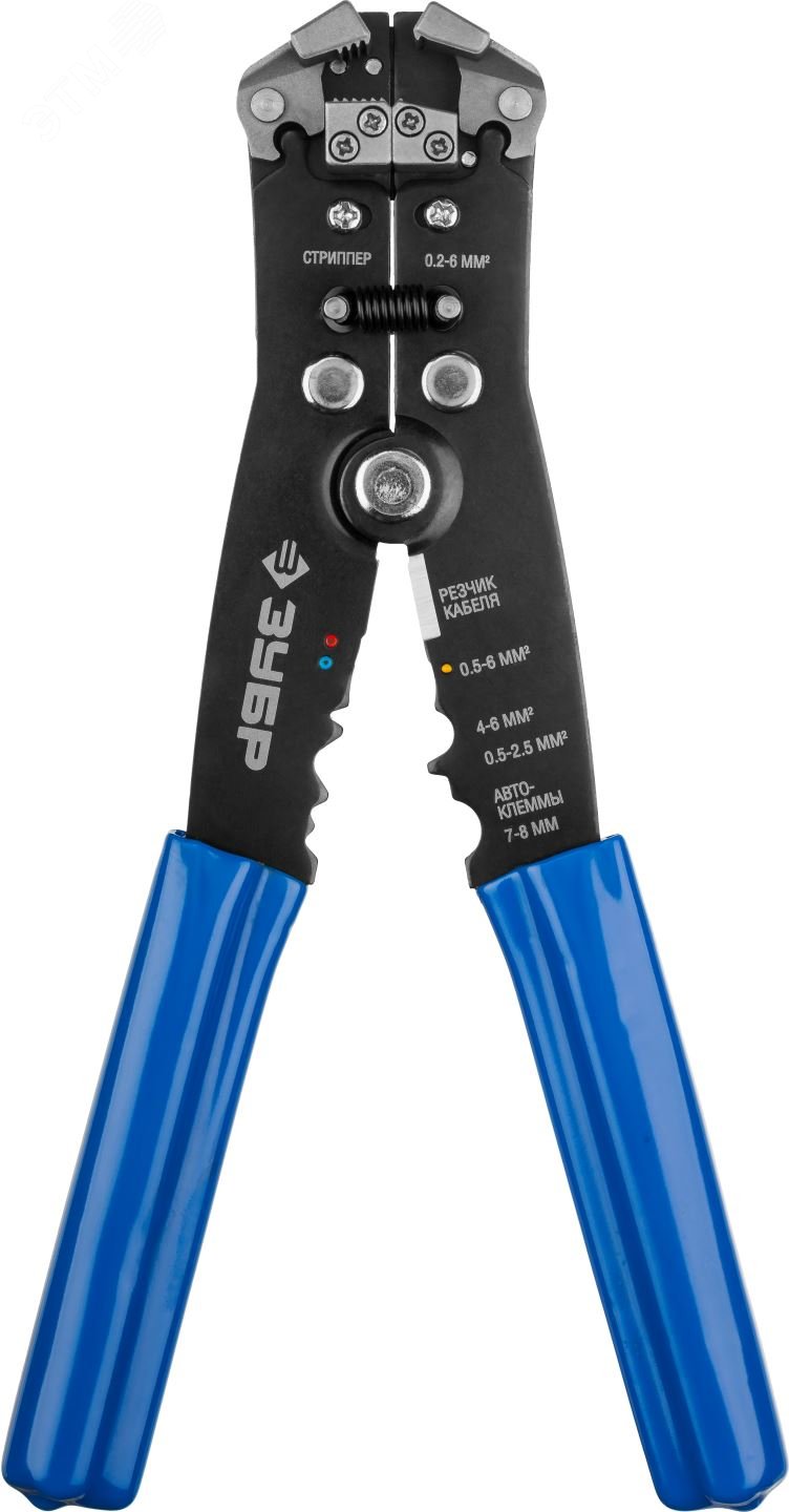 ЗУБР ТТ-3, 0.2 - 6 мм2, автоматический стриппер, Профессионал (22641)