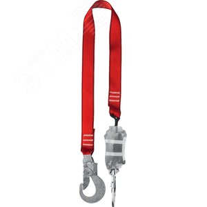 ЗУБР СЛА-1 карабины из оцинкованной стали, длина - 1.42м, разрывной ленточный амортизатор, одноплечный строп (11586)