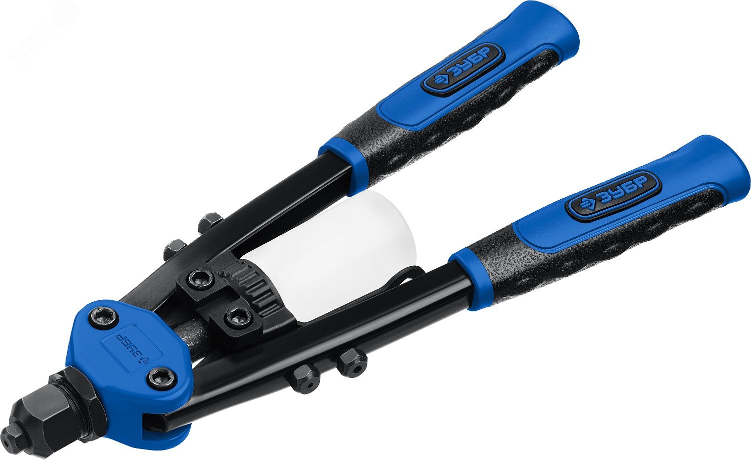 ЗУБР Т-48, 2.4 - 4.8 мм, 290 мм, компактный двуручный заклепочник, Профессионал (31032)