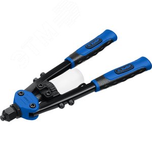 ЗУБР Т-48, 2.4 - 4.8 мм, 290 мм, компактный двуручный заклепочник, Профессионал (31032)