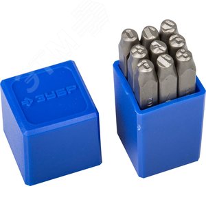 ЗУБР 5 мм, арабские, штамповочные цифровые клейма, Профессионал (21501-05)