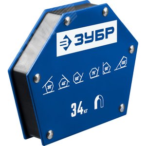 ЗУБР УМ-6, 34 кг, угольник магнитный для сварочных работ, Профессионал (40055-34)