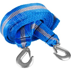 ЗУБР 2 крюка, 3.5 т, ширина ленты 50 мм, длина 5 м, буксировочный трос (61215-3.5)