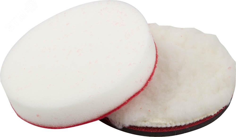 ЗУБР 3 шт, 125 мм, набор насадкок полировальных ручных (3590-125-H3)